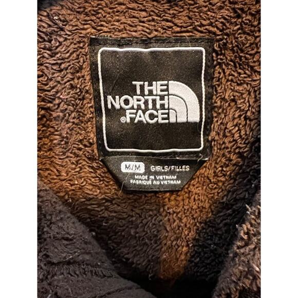 The North Face Osito Fleece Girls Brown Jacket, Size Medium - Picture 9 of 9